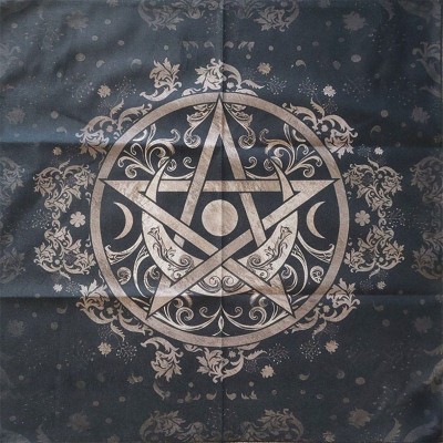 Алтарная скатерть для таро «Пентаграмма», 50х50 см