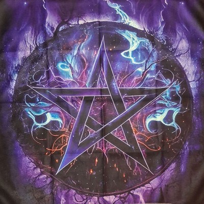 Алтарная скатерть для таро «Пентаграмма», 60х60 см